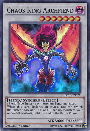 Chaos King Archfiend [LC5D-EN072] Super Rare | Good Games Adelaide SA