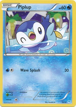 Piplup (16/30) [XY: Trainer Kit 3 - Suicune] | Good Games Adelaide SA