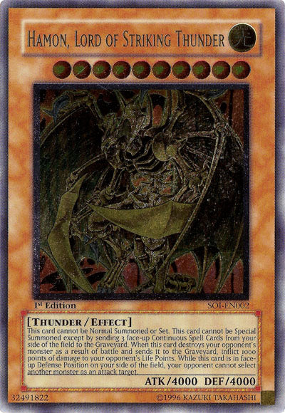 Hamon, Lord of Striking Thunder (UTR) [SOI-EN002] Ultimate Rare | Good Games Adelaide SA