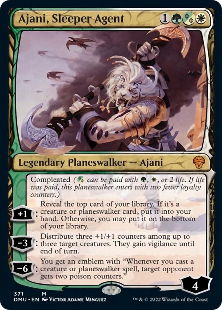 Ajani Sleeper Agent 371 371 (Dominaria United)  | Good Games Adelaide SA