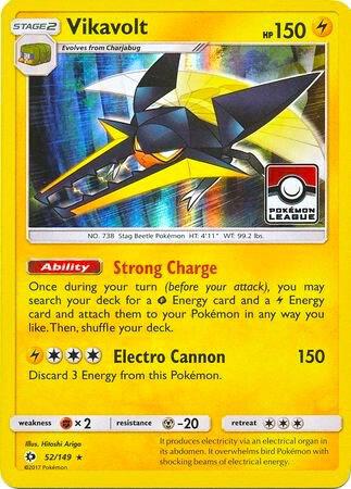 Vikavolt 52 149 Pokemon League 052/149 (League & Championship Cards)  - Holofoil | Good Games Adelaide SA