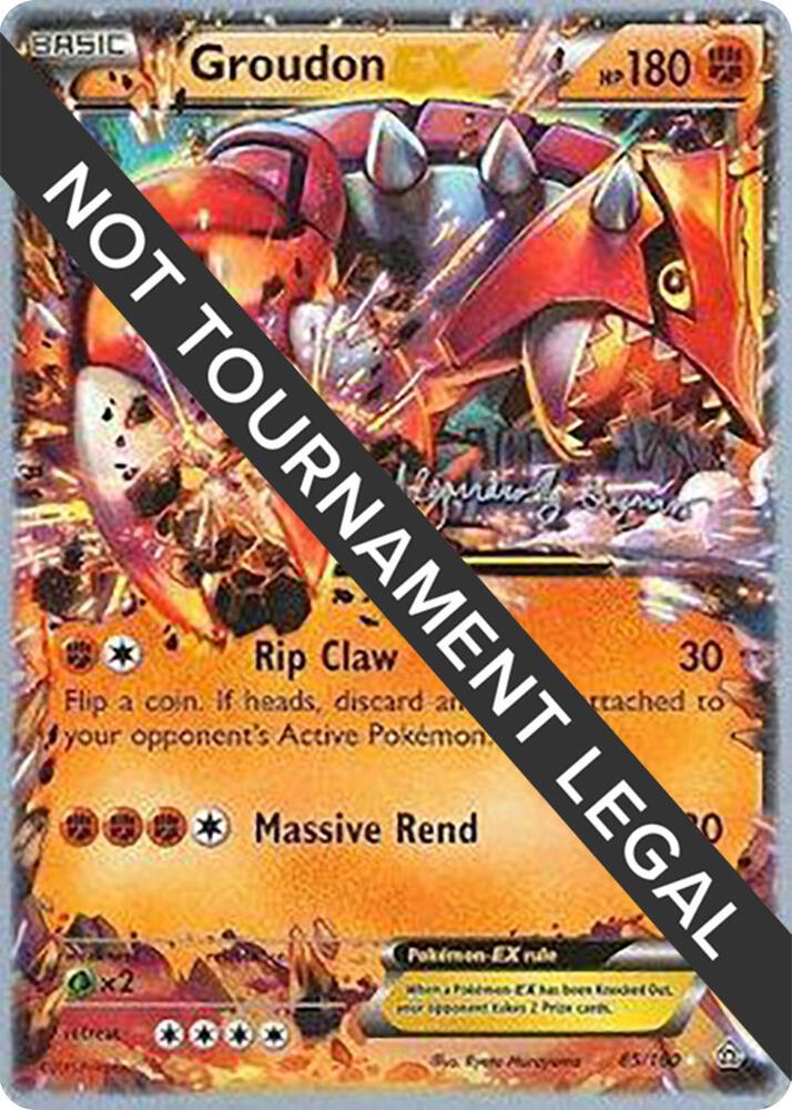 Groudon EX 2015 Alejandro Ng Guzman 85/160 (World Championship Decks)  | Good Games Adelaide SA