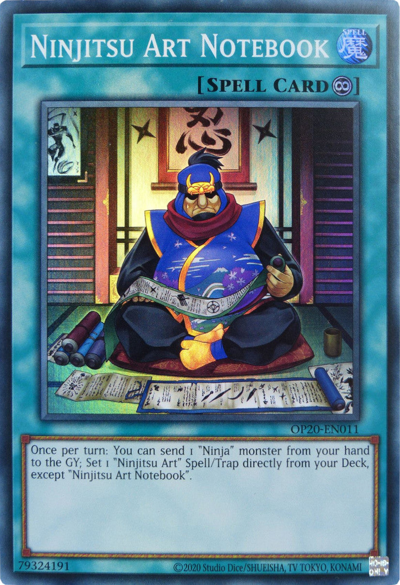 Ninjitsu Art Notebook [OP20-EN011] Super Rare | Good Games Adelaide SA