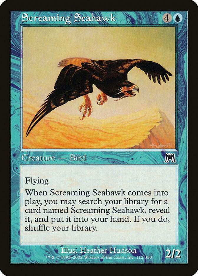 Screaming Seahawk 112 (Onslaught)  - Foil | Good Games Adelaide SA