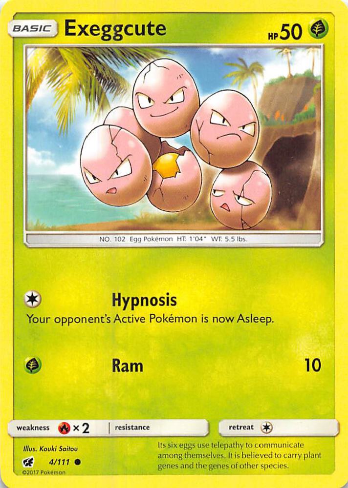 Exeggcute 4/111 (SM - Crimson Invasion)  | Good Games Adelaide SA