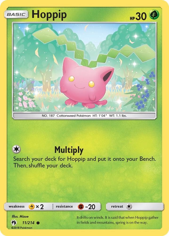 Hoppip 11/214 (SM - Lost Thunder)  | Good Games Adelaide SA