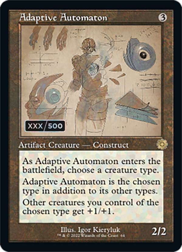 Adaptive Automaton Schematic Serial Numbered 64 (The Brothers' War: Retro Frame Artifacts)  - Foil | Good Games Adelaide SA