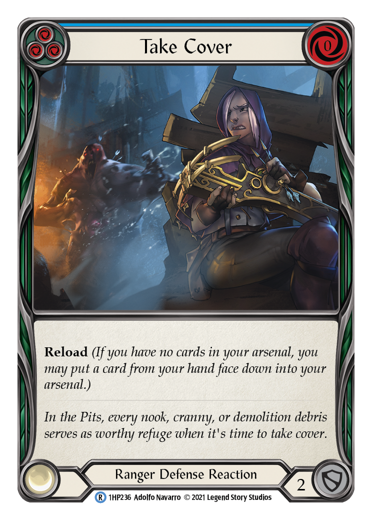 Take Cover (Blue) [1HP236] | Good Games Adelaide SA