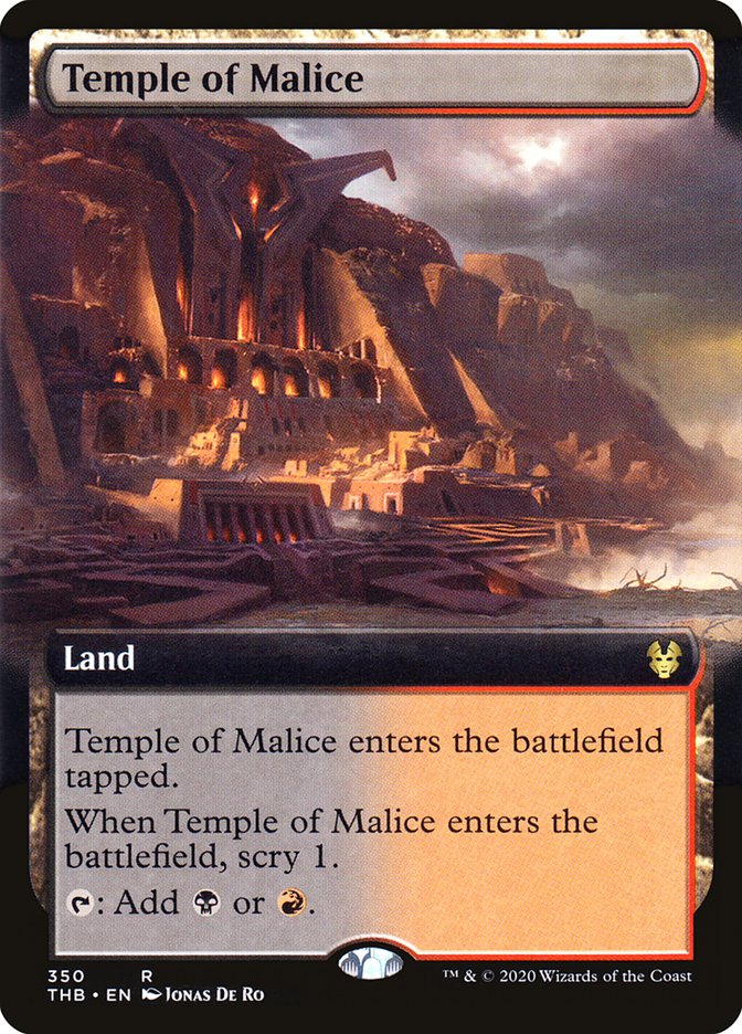 Temple of Malice (Extended Art) [Theros Beyond Death] | Good Games Adelaide SA