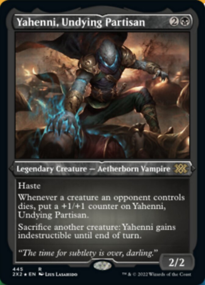 Yahenni, Undying Partisan (Foil Etched) [Double Masters 2022] | Good Games Adelaide SA
