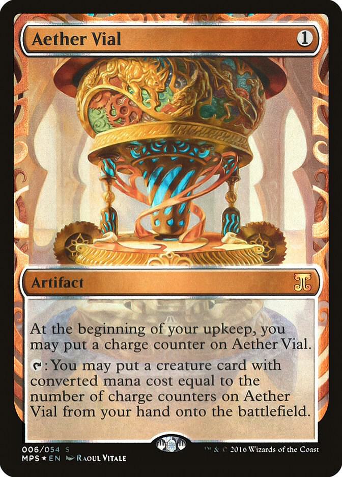 Aether Vial 6 (Masterpiece Series: Kaladesh Inventions)  - Foil | Good Games Adelaide SA