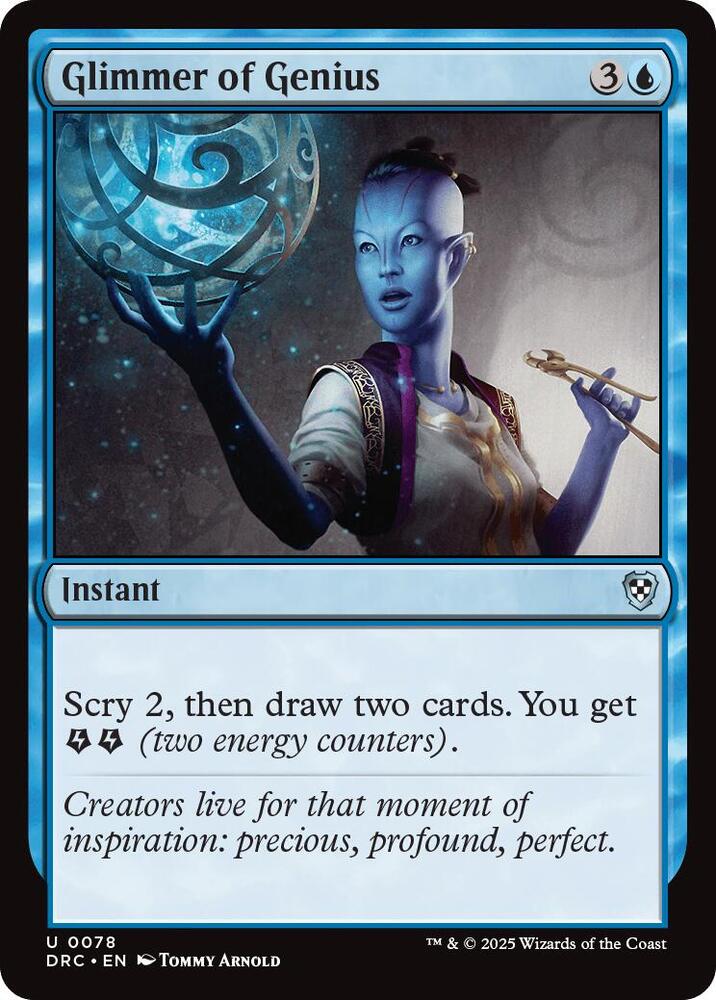 Glimmer of Genius 78 (Commander: Aetherdrift)  | Good Games Adelaide SA