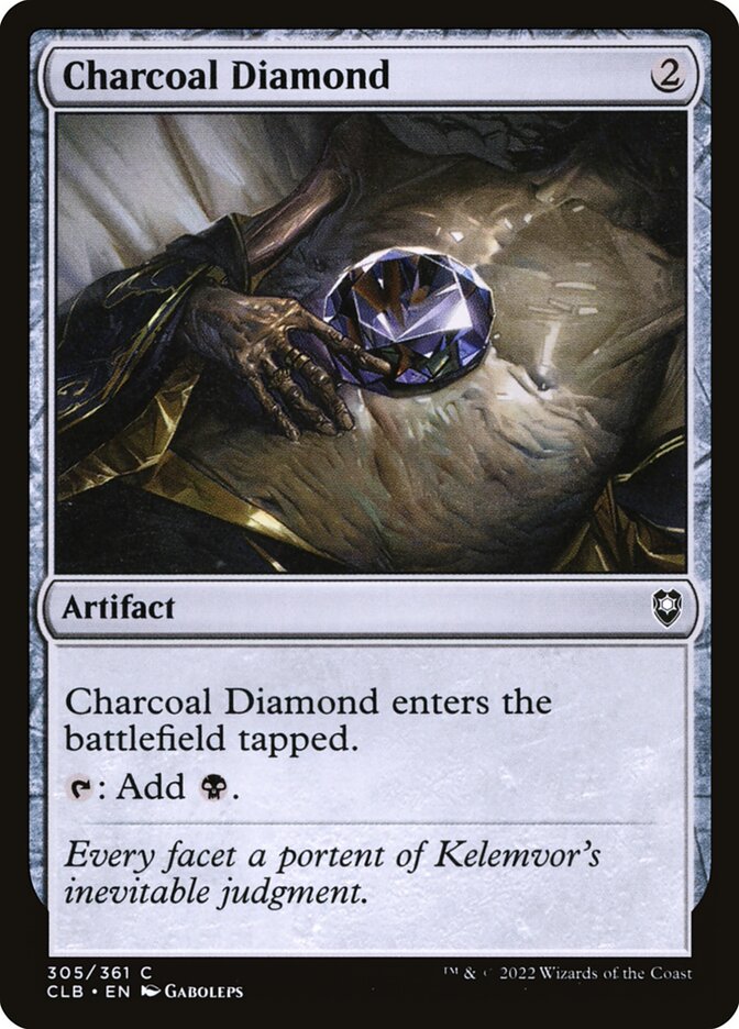 Charcoal Diamond 305 (Commander Legends: Battle for Baldur's Gate)  - Foil | Good Games Adelaide SA