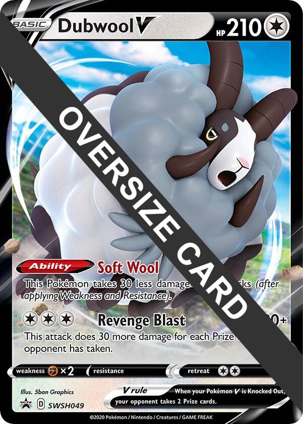 Dubwool V SWSH049 SWSH049 (Jumbo Cards)  - Holofoil | Good Games Adelaide SA