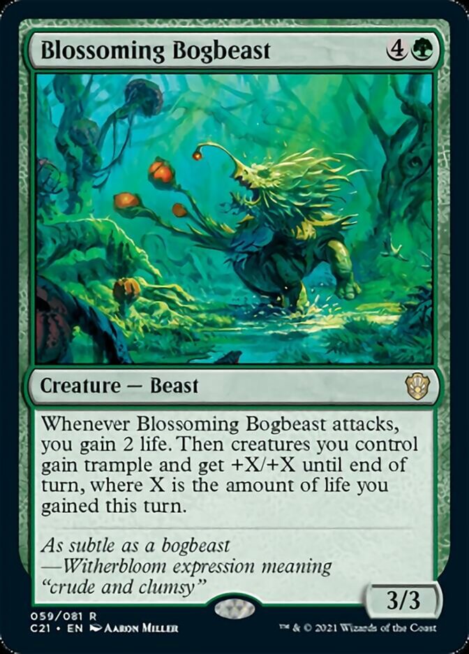 Blossoming Bogbeast [Commander 2021] | Good Games Adelaide SA