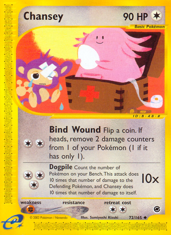 Chansey (72/165) [Expedition: Base Set] | Good Games Adelaide SA