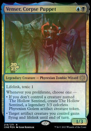 Venser, Corpse Puppet [Phyrexia: All Will Be One Prerelease Promos] | Good Games Adelaide SA