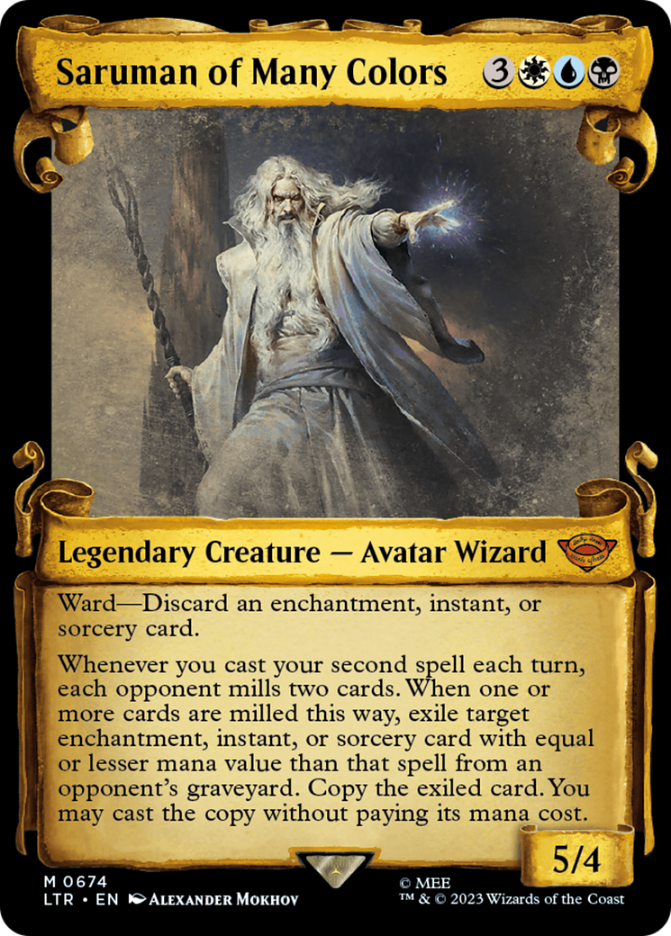 Saruman of Many Colors [The Lord of the Rings: Tales of Middle-Earth Showcase Scrolls] | Good Games Adelaide SA