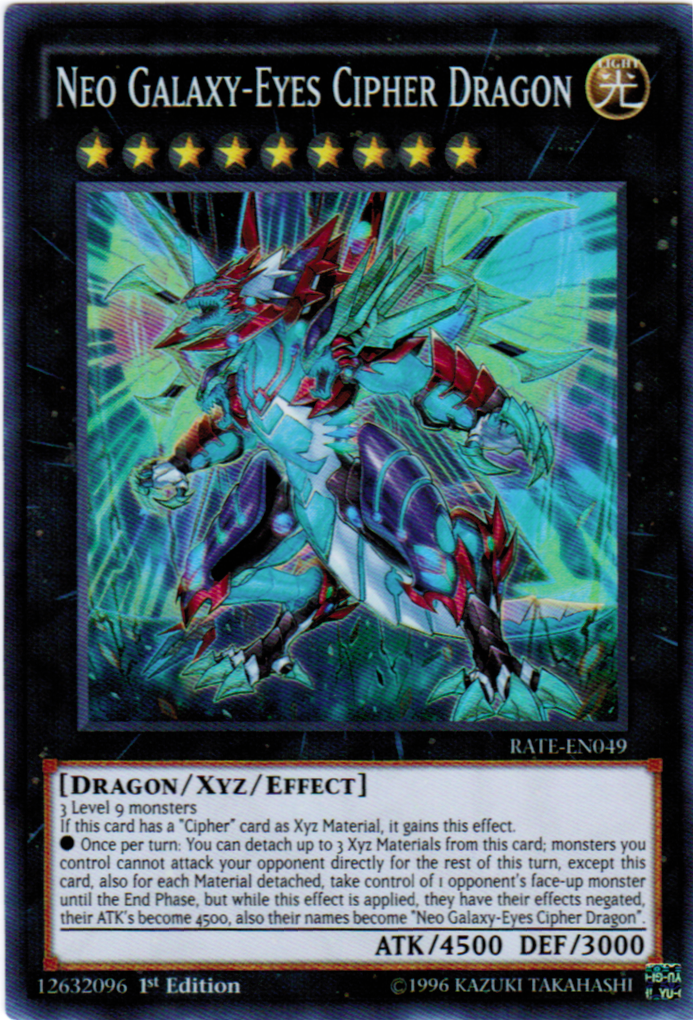 Neo Galaxy-Eyes Cipher Dragon [RATE-EN049] Super Rare | Good Games Adelaide SA