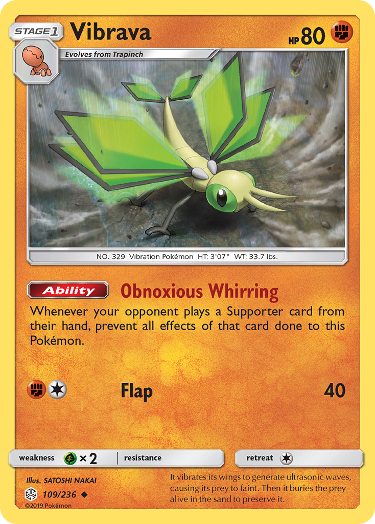 Vibrava (109/236) [Sun & Moon: Cosmic Eclipse] | Good Games Adelaide SA