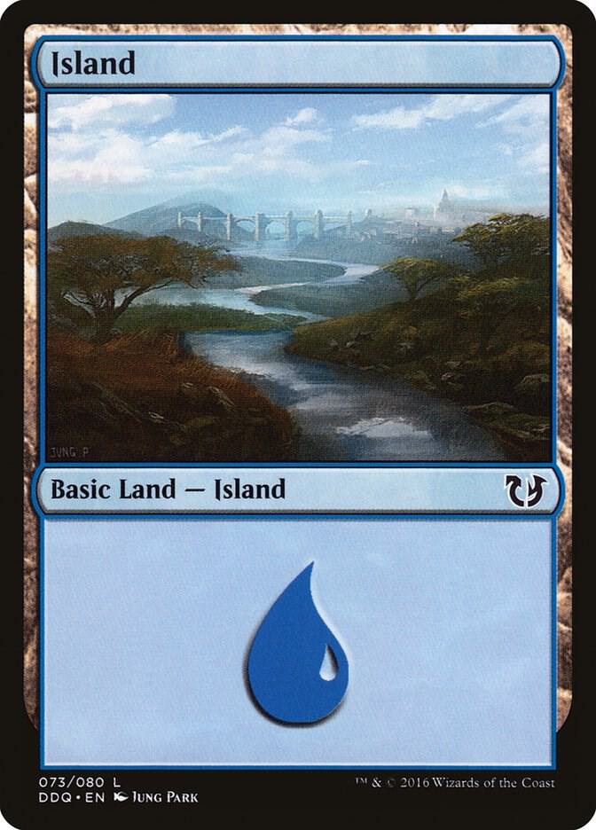 Island 073 73 (Duel Decks: Blessed vs. Cursed)  | Good Games Adelaide SA