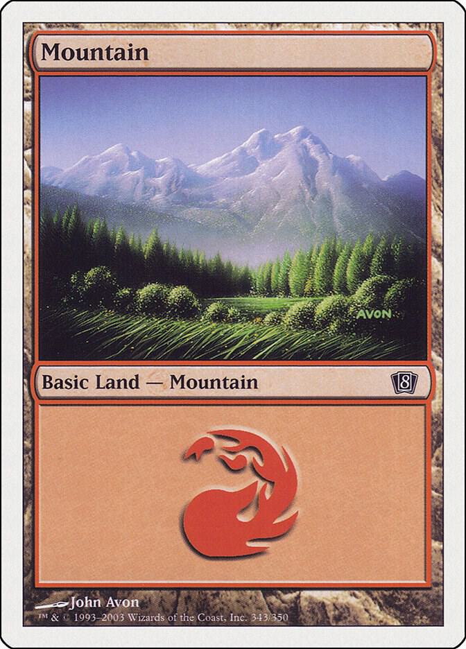 Mountain 343 343 (8th Edition)  - Foil | Good Games Adelaide SA