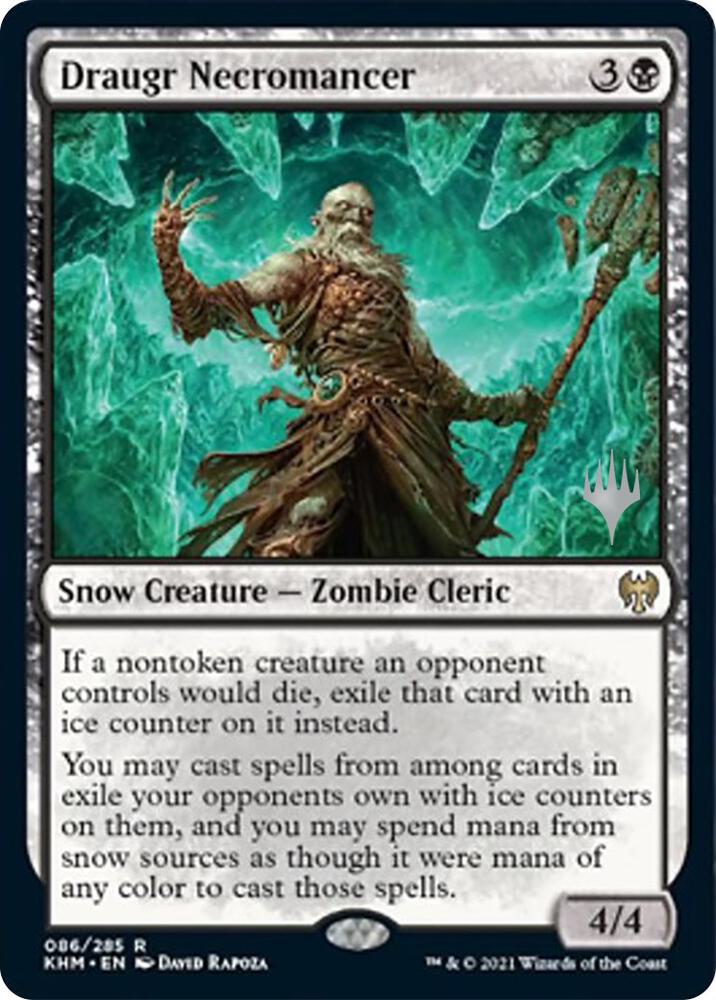 Draugr Necromancer 86 (Promo Pack: Kaldheim)  - Foil | Good Games Adelaide SA