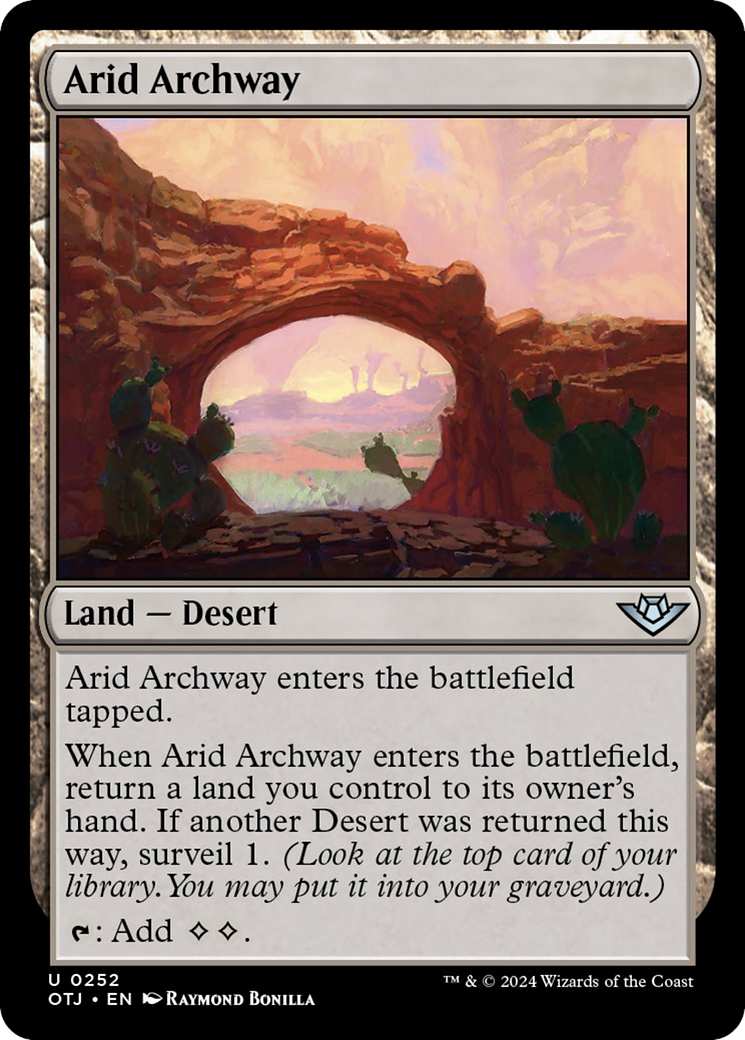 Arid Archway [Outlaws of Thunder Junction] | Good Games Adelaide SA