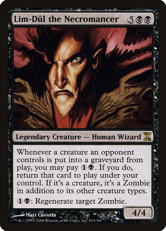 Lim-Dûl the Necromancer 114 (Time Spiral)  - Foil | Good Games Adelaide SA