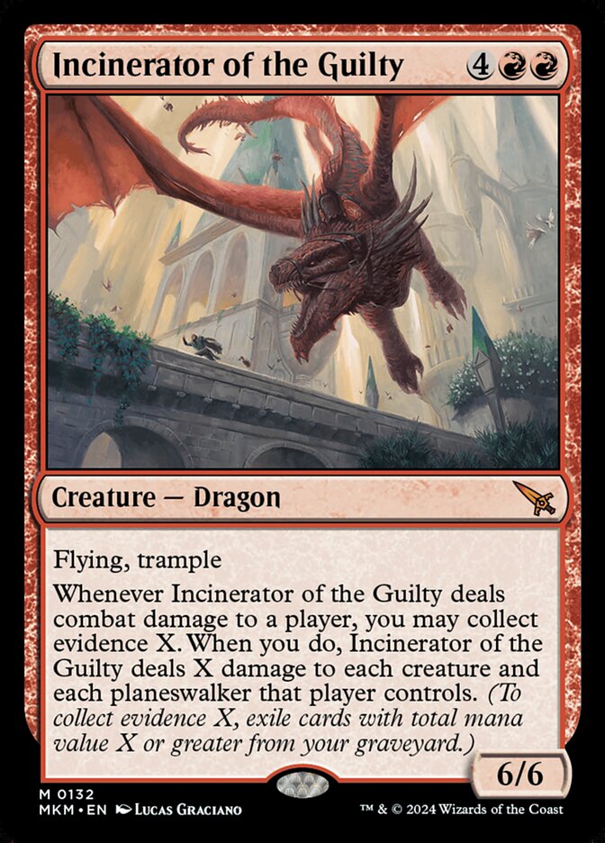 Incinerator of the Guilty 132 (Murders at Karlov Manor)  - Foil | Good Games Adelaide SA