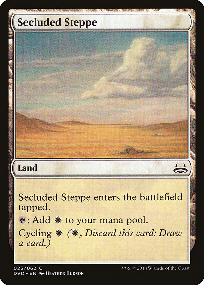 Secluded Steppe (Divine vs. Demonic) [Duel Decks Anthology] | Good Games Adelaide SA