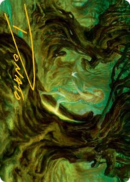 Neverwinter Dryad Art Card Gold Stamped Signature 69 (Art Series: Adventures in the Forgotten Realms)  | Good Games Adelaide SA