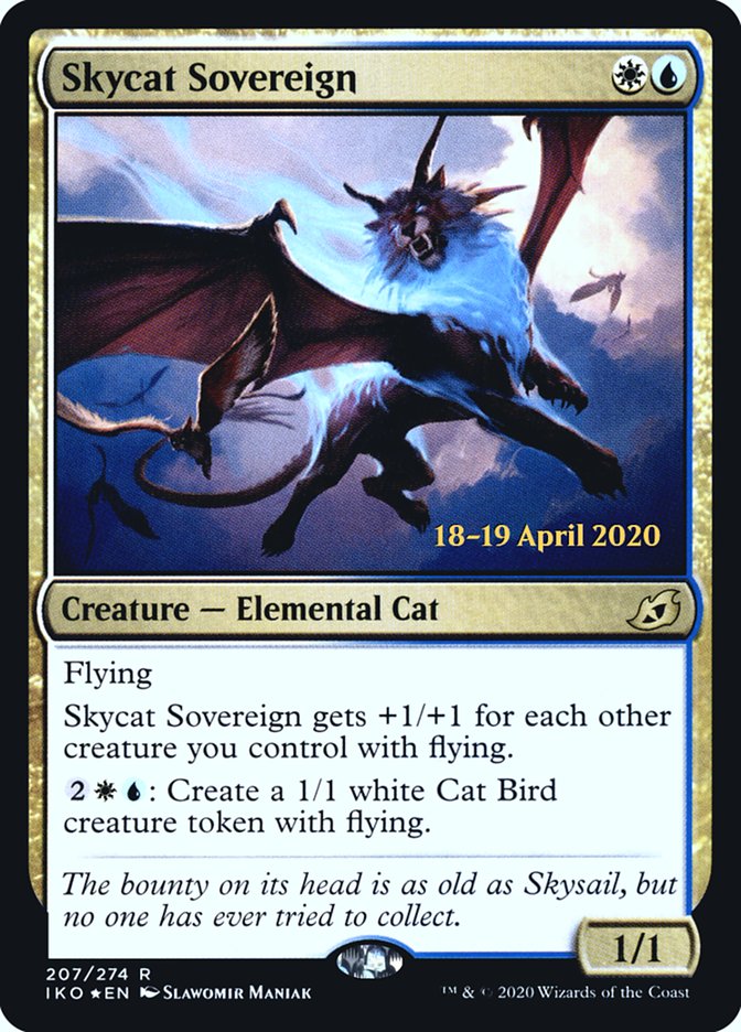Skycat Sovereign  [Ikoria: Lair of Behemoths Prerelease Promos] | Good Games Adelaide SA