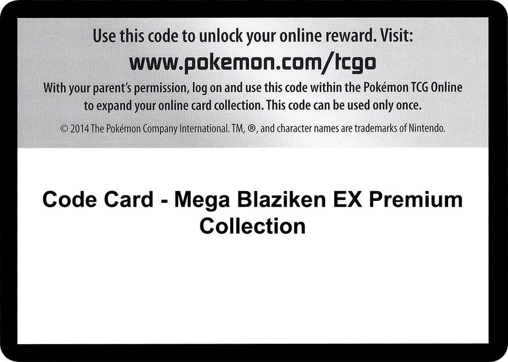 Code Card Mega Blaziken EX Premium CollectionMega Aerodactyl EX Premium Collection  (XY - BREAKthrough)  | Good Games Adelaide SA