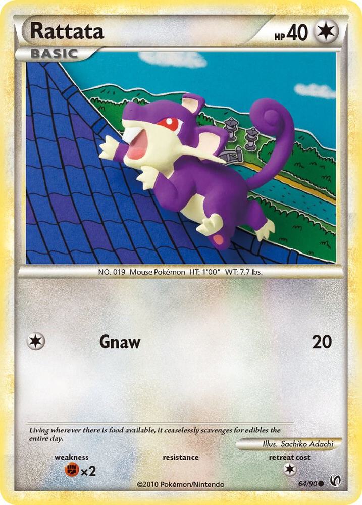 Rattata 64/90 (Undaunted)  - Reverse Holofoil | Good Games Adelaide SA