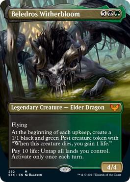 Beledros Witherbloom Borderless 282 (Strixhaven: School of Mages)  - Foil | Good Games Adelaide SA