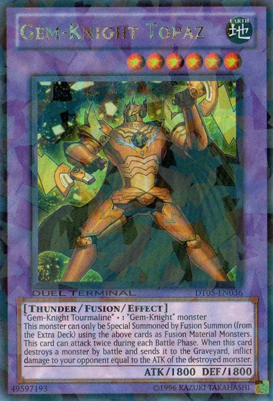 Gem-Knight Topaz [DT05-EN036] Ultra Rare | Good Games Adelaide SA