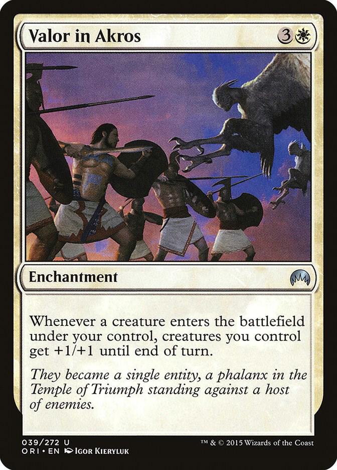 Valor in Akros 39 (Magic Origins)  - Foil | Good Games Adelaide SA