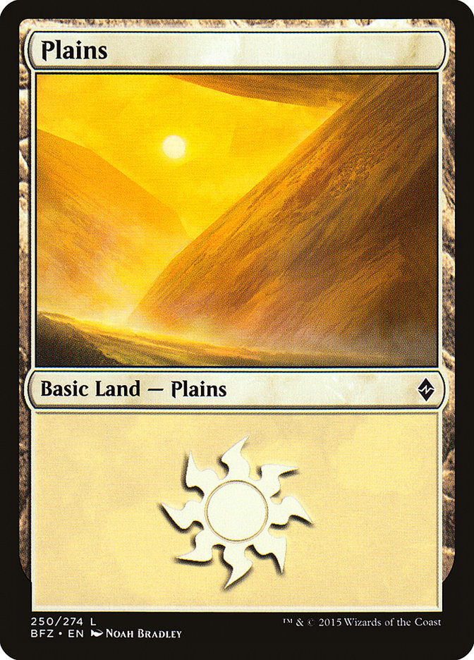 Plains (250) [Battle for Zendikar] | Good Games Adelaide SA