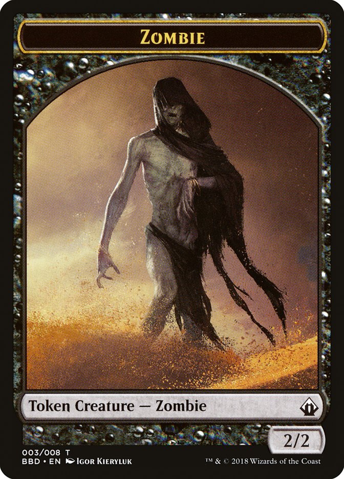 Zombie Token [Battlebond Tokens] | Good Games Adelaide SA