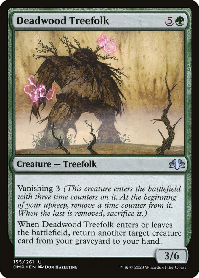 Deadwood Treefolk 155 (Dominaria Remastered)  - Foil | Good Games Adelaide SA
