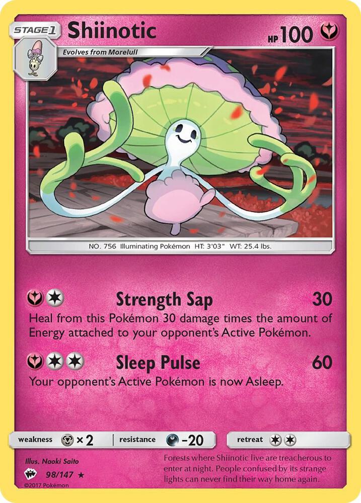 Shiinotic 98/147 (SM - Burning Shadows)  | Good Games Adelaide SA