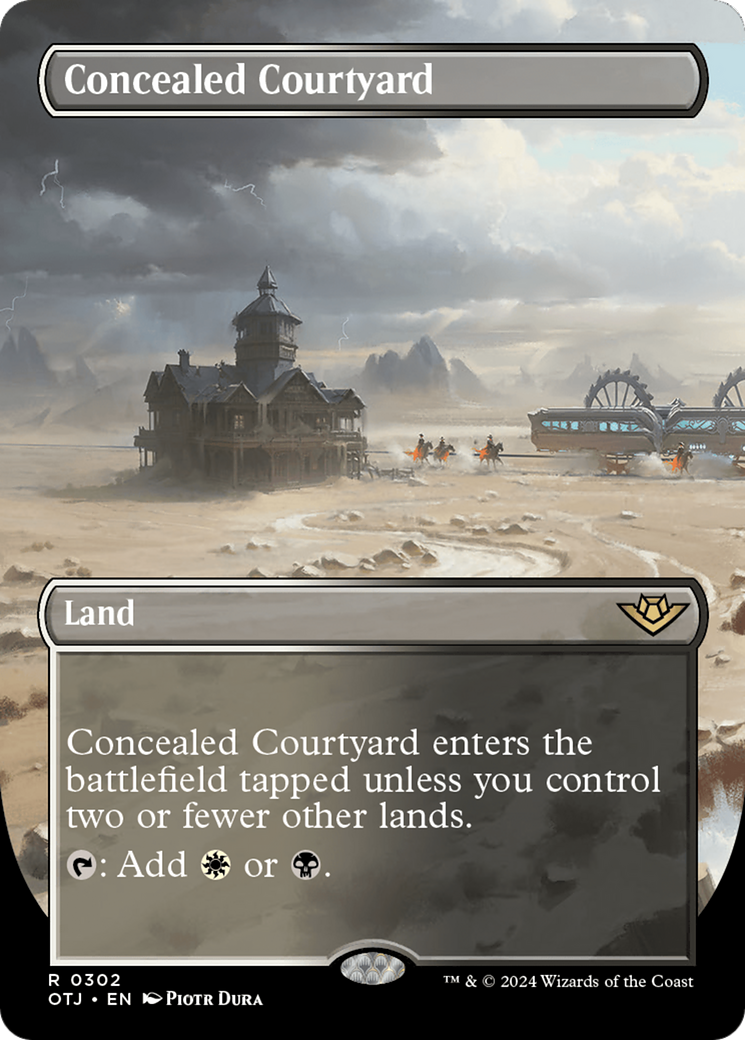 Concealed Courtyard (Borderless) [Outlaws of Thunder Junction] | Good Games Adelaide SA