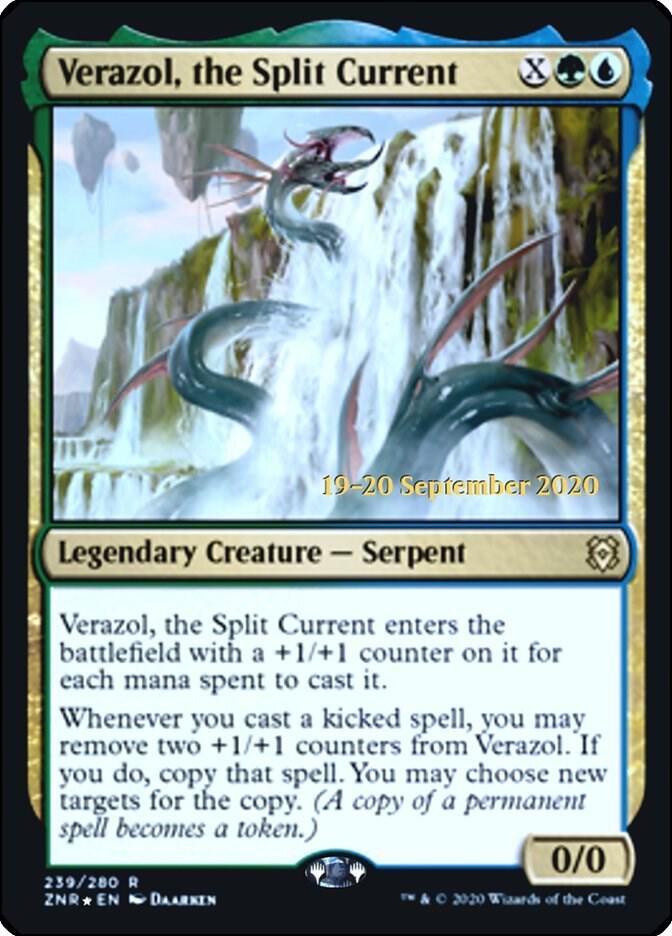 Verazol the Split Current 239 (Prerelease Cards)  - Foil | Good Games Adelaide SA