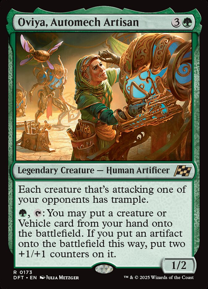 Oviya, Automech Artisan 173 (Aetherdrift)  - Foil | Good Games Adelaide SA
