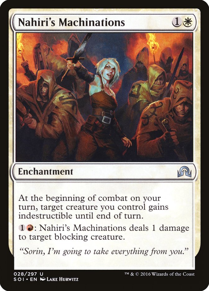 Nahiri's Machinations [Shadows over Innistrad] | Good Games Adelaide SA
