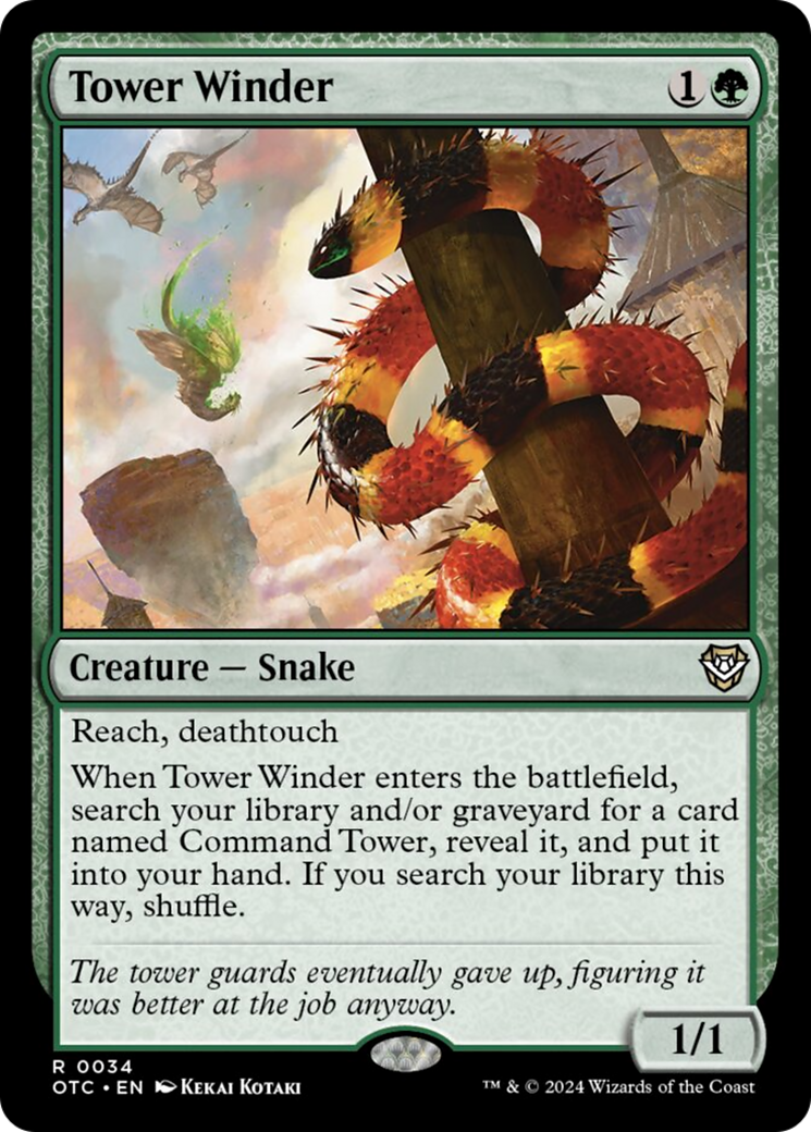 Tower Winder [Outlaws of Thunder Junction Commander] | Good Games Adelaide SA