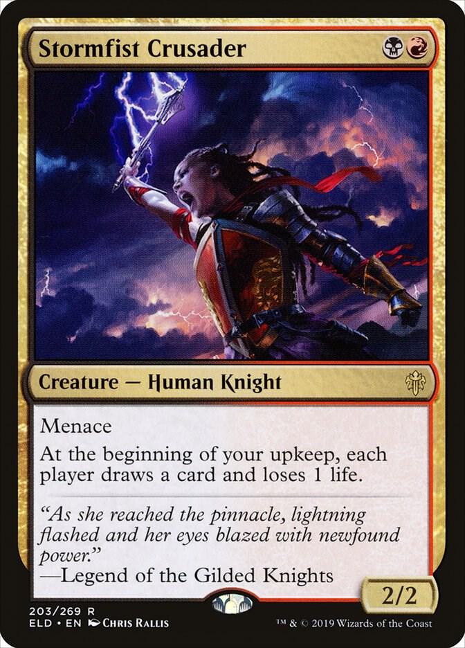 Stormfist Crusader 203 (Throne of Eldraine)  - Foil | Good Games Adelaide SA