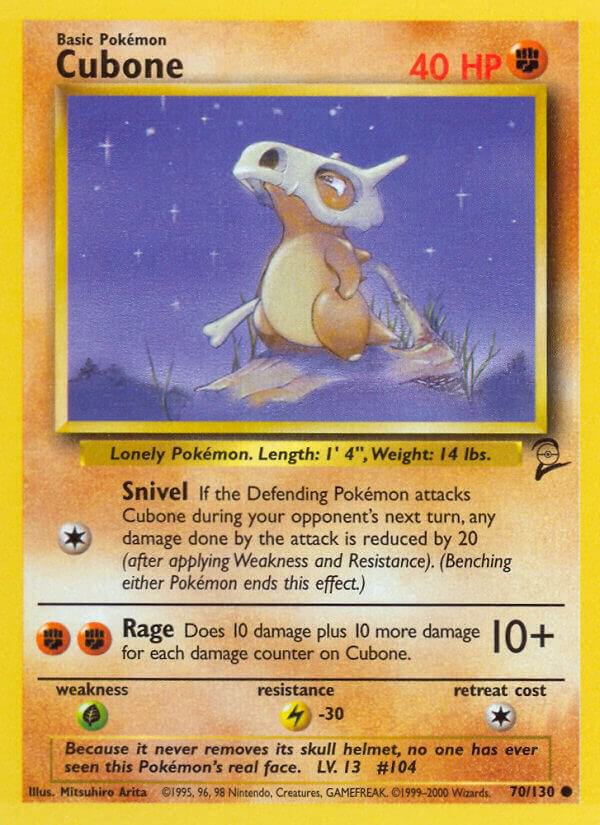 Cubone 070/130 (Base Set 2)  | Good Games Adelaide SA