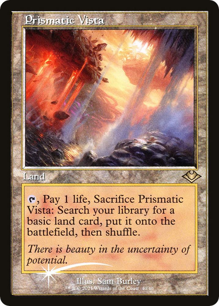 Prismatic Vista 40 (Modern Horizons)  - Foil | Good Games Adelaide SA
